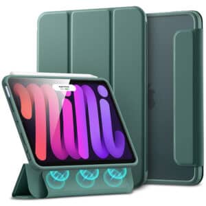 ESR iPad mini 6 Rebound Hybrid Case Detachable Tri-Fold Stand Case — Frosted Green