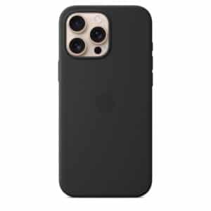 Black Silicone Case with MagSafe for iPhone 16/Plus/Pro/Pro Max