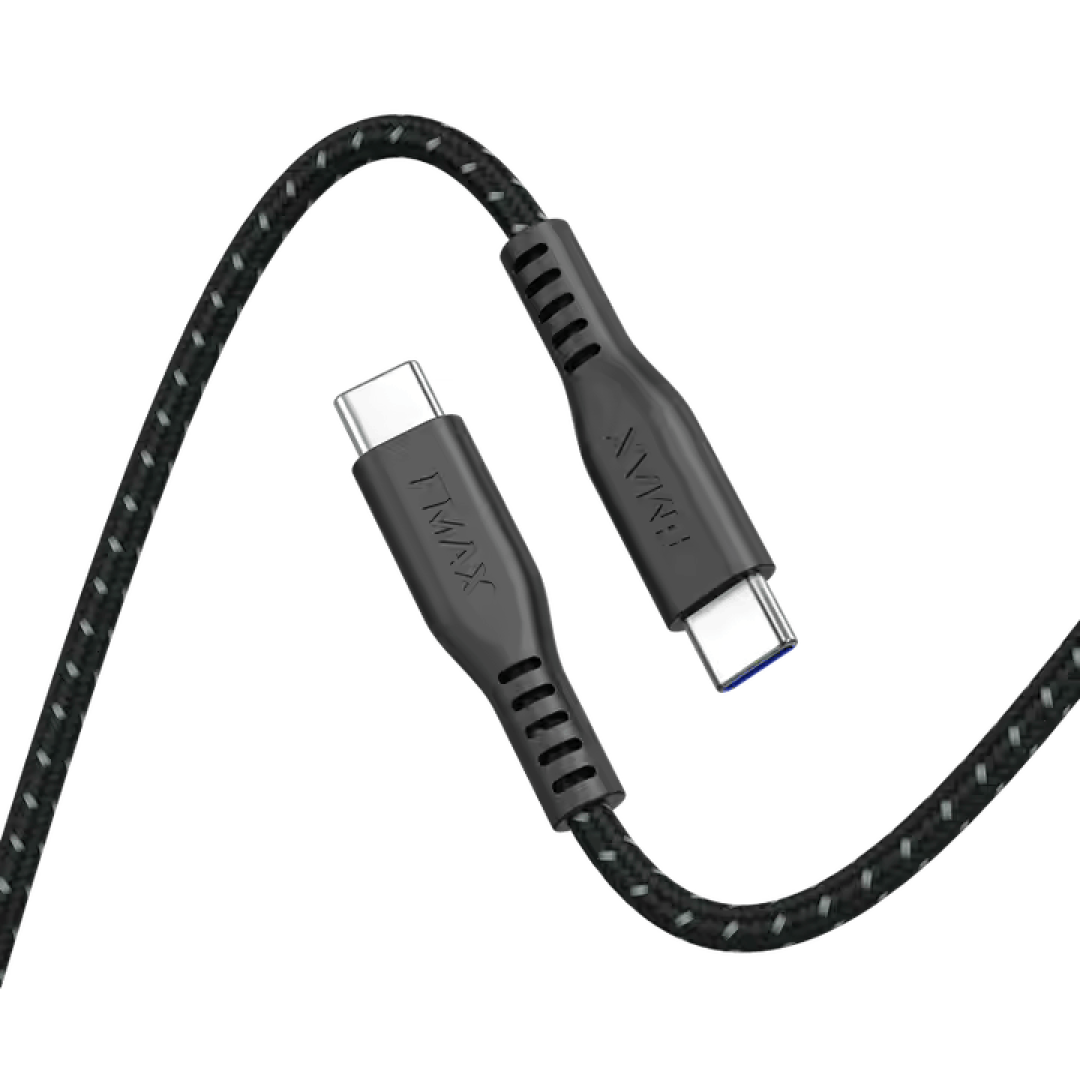 FMAX Acme Cable USB-C to USB-C 2M - Black-Gree, -