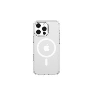 DEVIA  Snow Crystal Series Magnetic Shockproof Case With Bracket - clear for iPhone 16/Plus/Pro/Pro Max