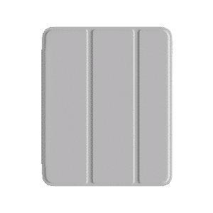 Comma iPad Pro 11-inch and iPad Air 13-inch (2024) Joy Series PU Case With Pencil Slot - gray case