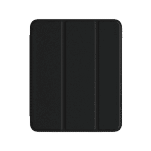Comma iPad Pro 13-inch and 11-inch (2024) Joy Series PU Case With Pencil Slot - Black case