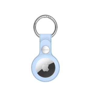 VOKAMO Leather Anti-lost Protector for AirTag-Blue