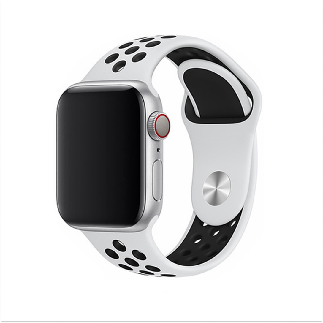 DEVIA Deluxe Series Sport2 Watch Band for Apple Watch – White,