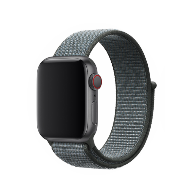 DEVIA iWatch Sport3 Nylon Watch Loop – Storm Gray