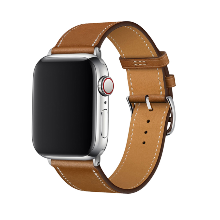 DEVIA iWatch 38|40|41mm Elegant PU Leather Watch Band - Brown