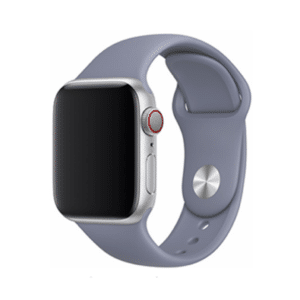 DEVIA Deluxe Series Sport Watch Band for Apple Watch – Lavender Gray, Silicone, Comfortable Fit