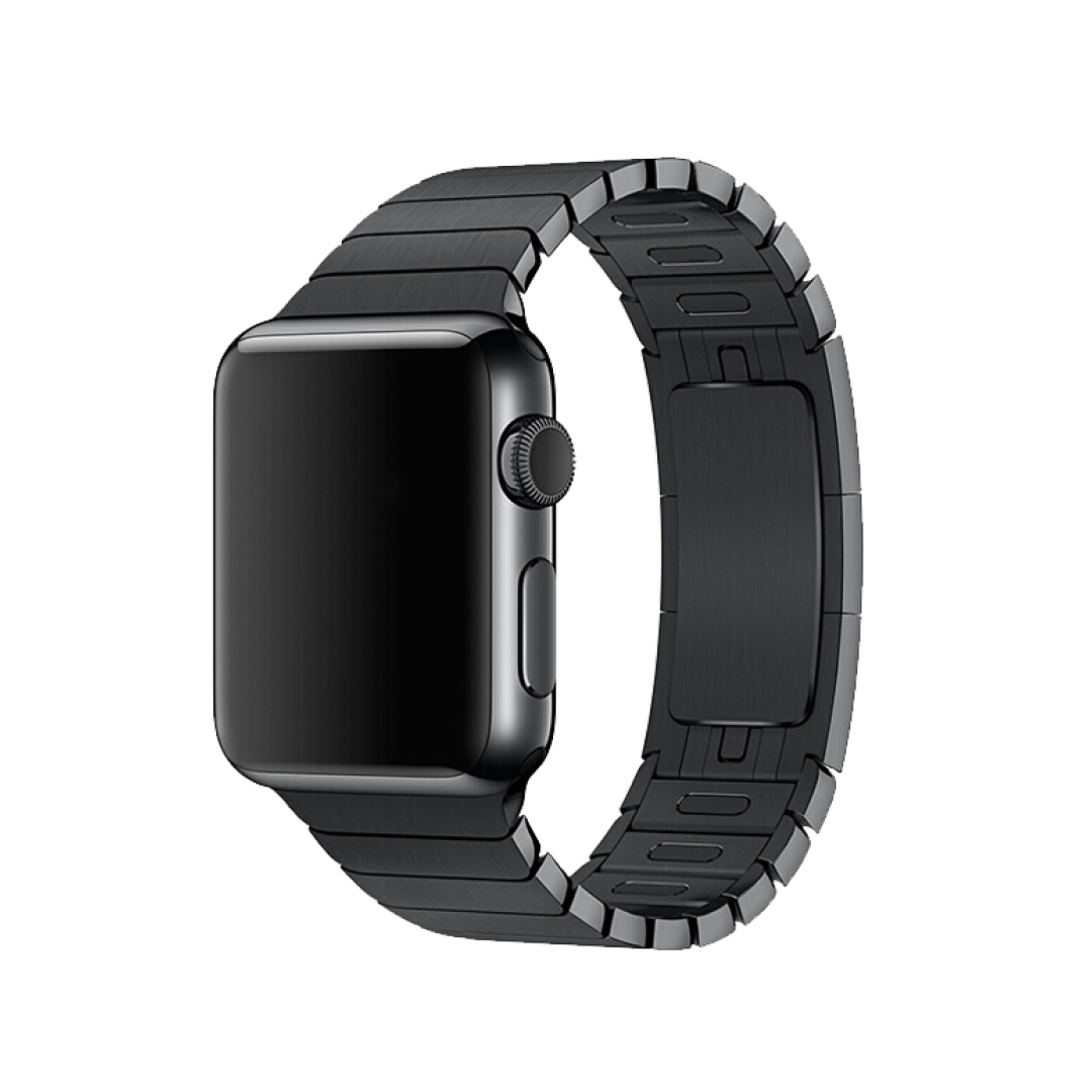 DEVIA Elegant Series Link Bracelet for Apple Watch – Space Black, Premium Style & Durability
