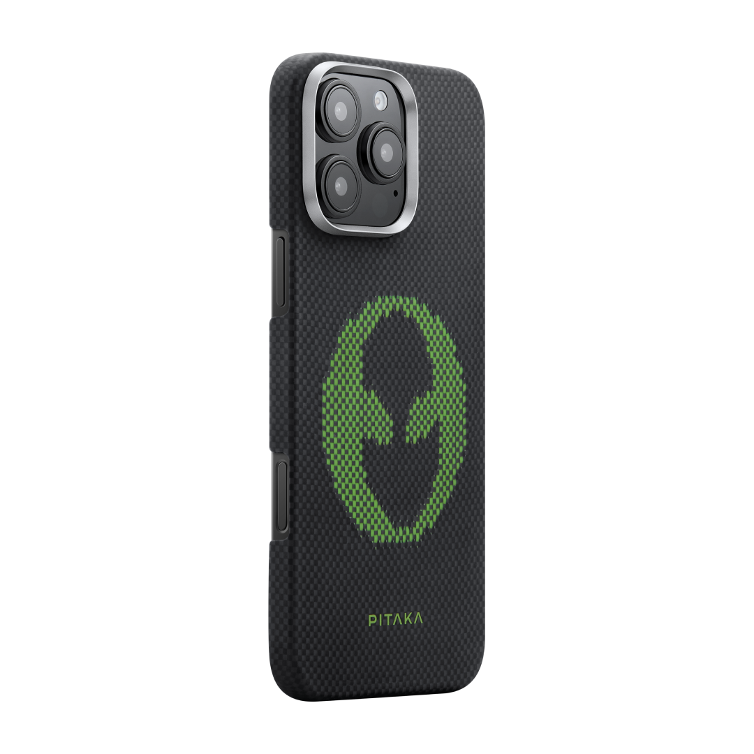 PITAKA Aries Tactile Tactile Woven Case for iPhone 16 Pro Max (Alien)