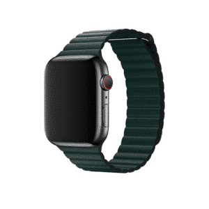 DEVIA Elegant Leather Loop Watch Band for Apple Watch – Premium Style, Comfort