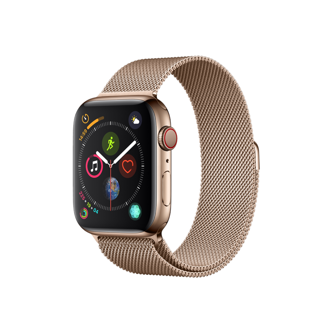 DEVIA Elegant Series Milanese Loop for Apple Watch – Gold, Premium, Stylish Design
