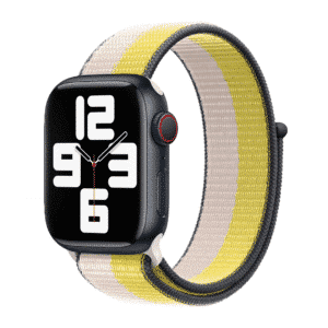 DEVIA iWatch 38|40|41mm Nylon Braided Adjustable Two-Tone Watch Loop - Oat Milk
