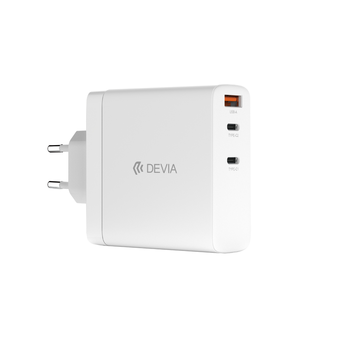 DEVIA Extreme Speed Series PD 140W 2C+A GaN Charger (EU) - وێنە 2