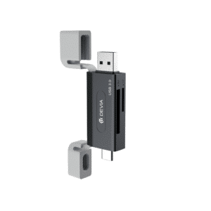 DEVIA Leopard Series USB+Type-C 3.0 To SD/TF 2 In 1 High-Speed Card Reader