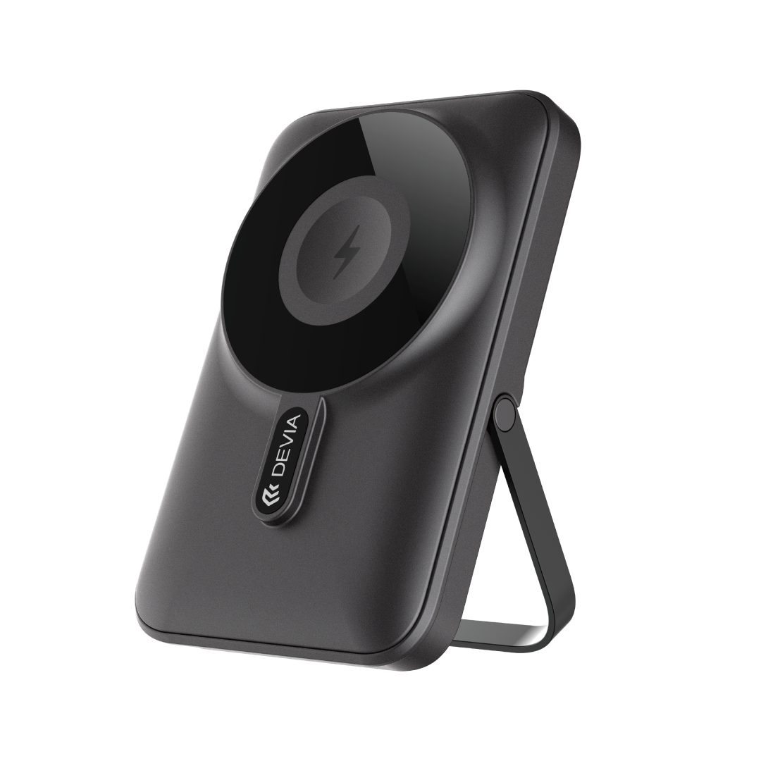 DEVIA Extreme Speed Series 22.5W Fast Charging Magnetic Power Bank With Bracket (10000mAh) - الصورة 3