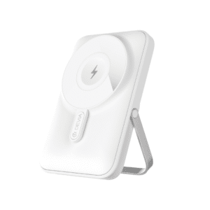 DEVIA Extreme Speed Series 22.5W Fast Charging Magnetic Power Bank With Bracket (10000mAh) - White