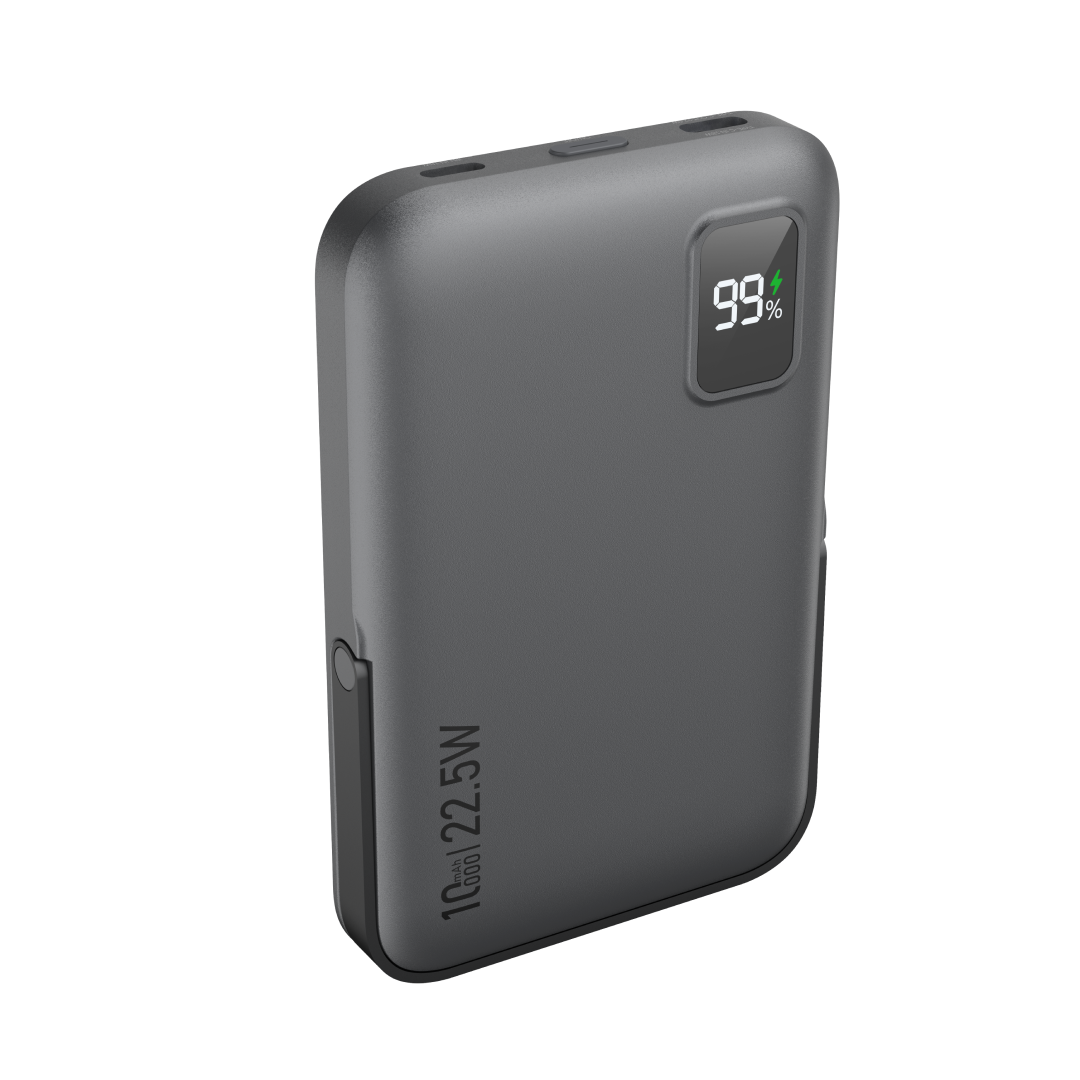 DEVIA Extreme Speed Series 22.5W Fast Charging Magnetic Power Bank With Bracket (10000mAh) - الصورة 4