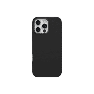 comma iPhone16 Pro Max Nature Series Magnetic Silicone Case - black