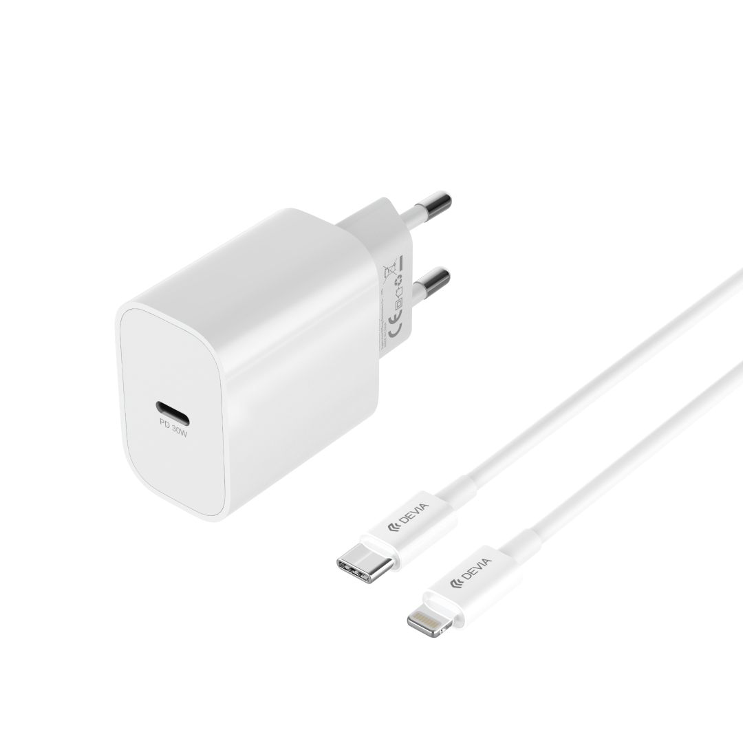 DEVIA Smart Series PD Quick Charger Set With Type-C Cable (EU ,25W) - Image 3