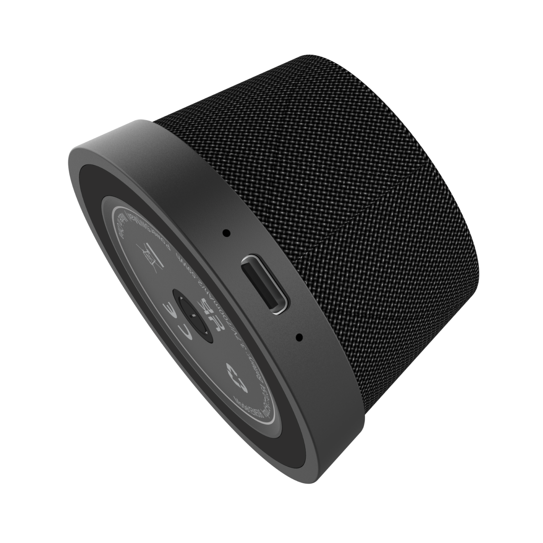 Devia Sound Lite3 Wireless Speaker EM506 - Black - الصورة 3