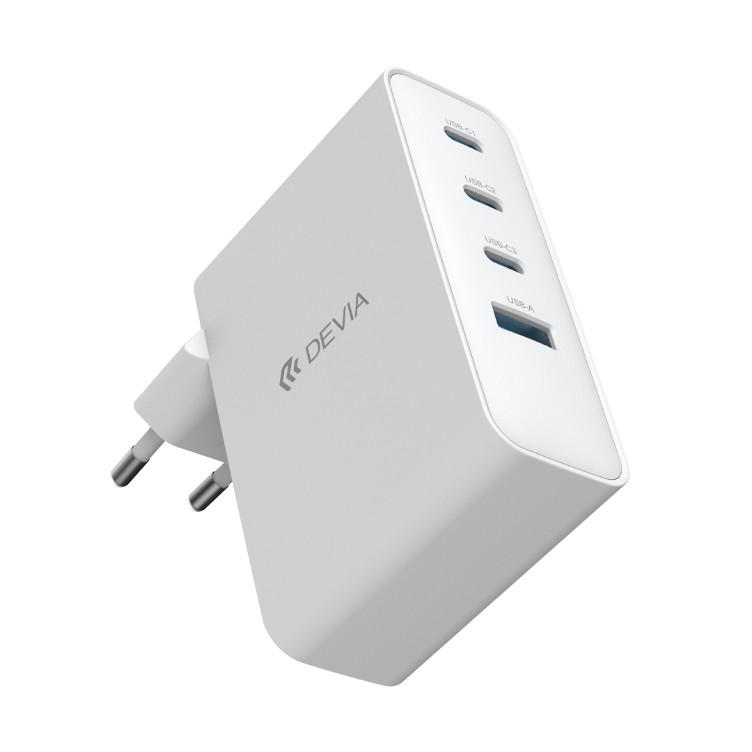 DEVIA Extreme Speed Series PD 100W 3C+A GaN Charger (EU) - وێنە 3