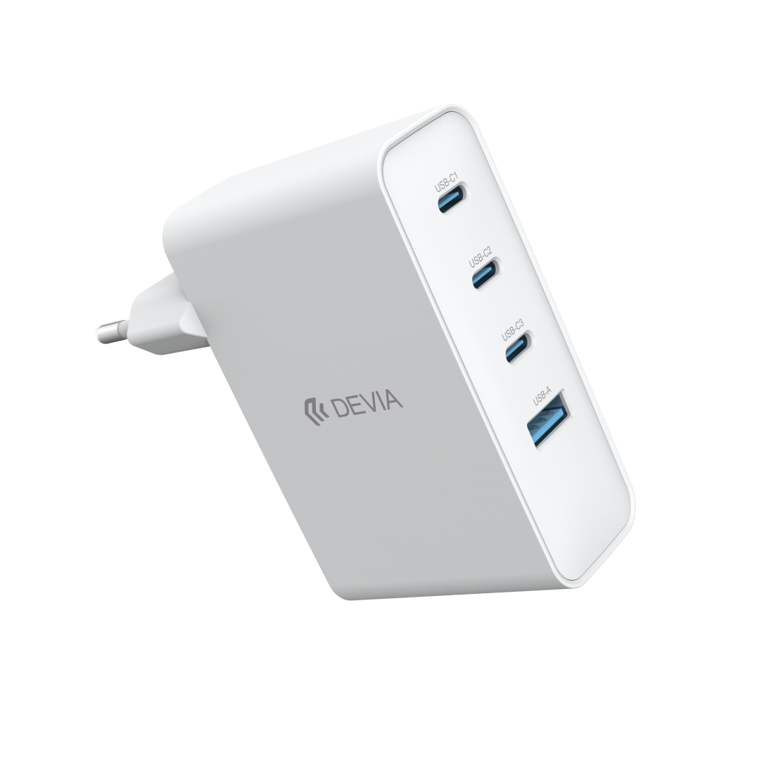 DEVIA Extreme Speed Series PD 100W 3C+A GaN Charger (EU) - وێنە 5