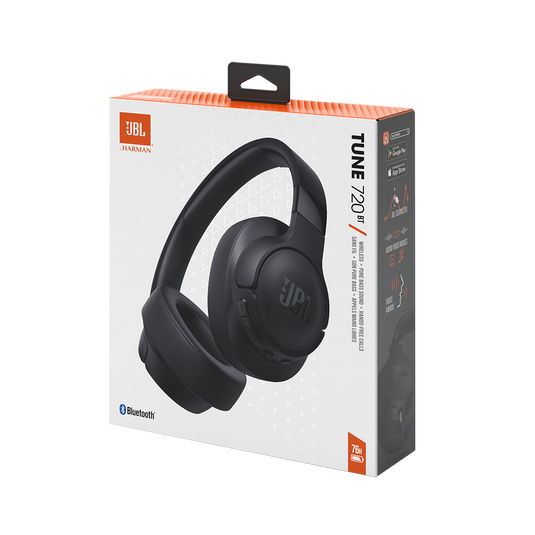 JBL Tune 720BT Wireless Over-Ear Headphones - Black - الصورة 8