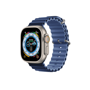 DEVIA iWatch 42|44|45|49mm Deluxe Series Sport6 Silicone Two-tone Watch Band - light+deep blue