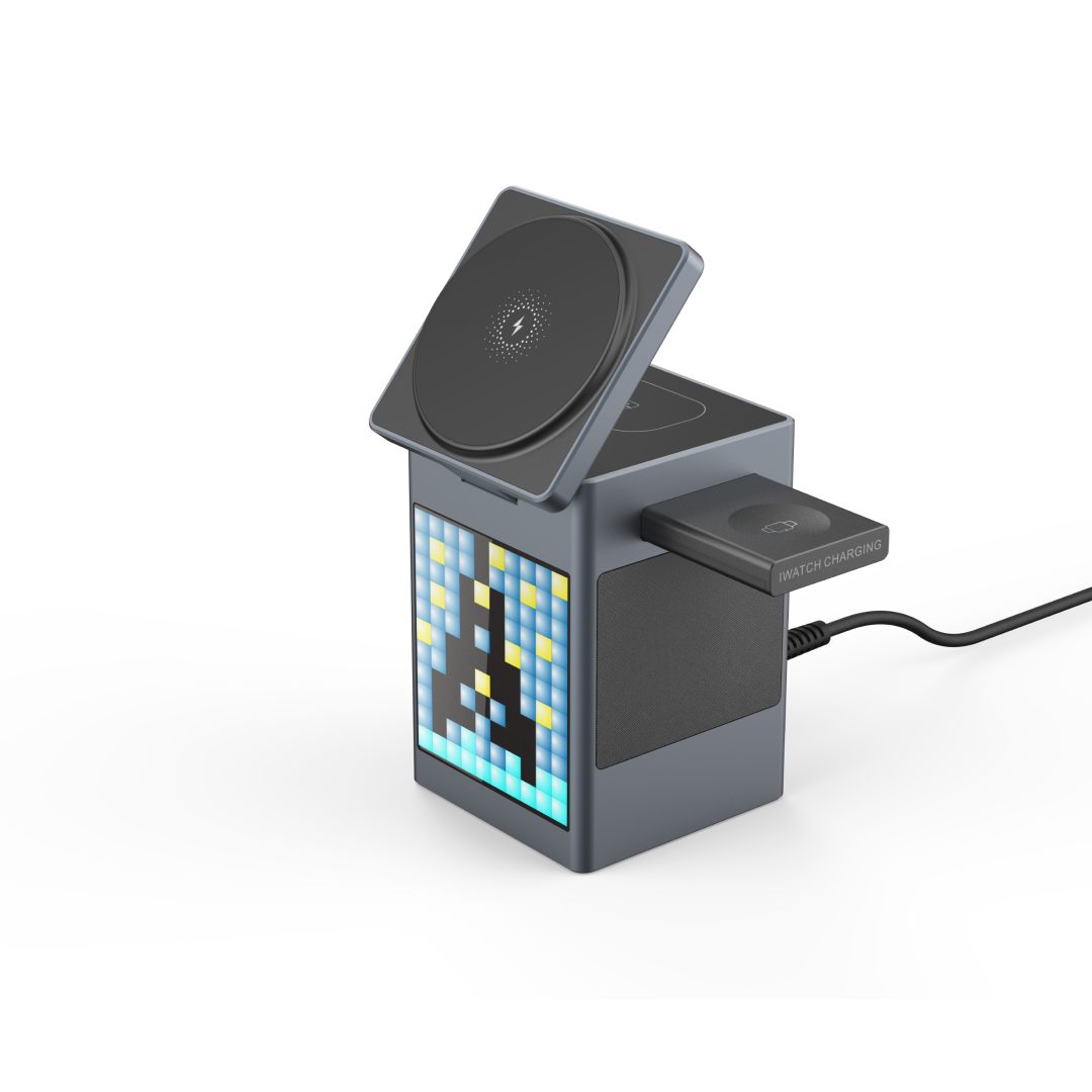 iCenter S5-Qi2 6-in- 1 Magnetic Wireless Charger - Deep Space Gray - Image 4