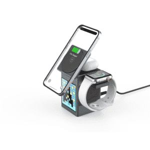 iCenter S5-Qi2 6-in- 1 Magnetic Wireless Charger - Deep Space Gray