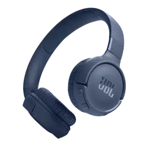 JBL T520 Wireless On-Ear Headphones with Mic – Blue