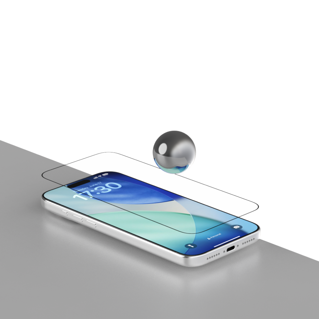 Comma Dun Series Dustproof Anti-Static Tempered Glass(With Assist Tool) - iPhone 17 / iPhone 17 Pro / iPhone Air - Image 2