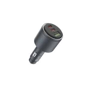 Devia Extreme Speed Series USB+Dual C 116W Metal Full Compatible Fast Car Charger