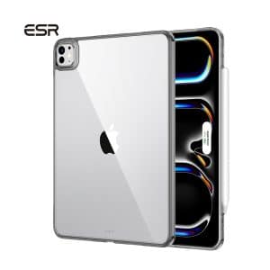 ESR Classic Hybrid Case, Compatible with iPad Pro 11 (5th Gen), Clear Black