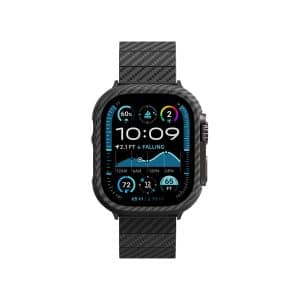 PITAKA Carbon Fiber Link Bracelet Band - Retro（Black/Grey Twil)-Retro 42/44/45/46/49mm & 38/39/40/41mm"